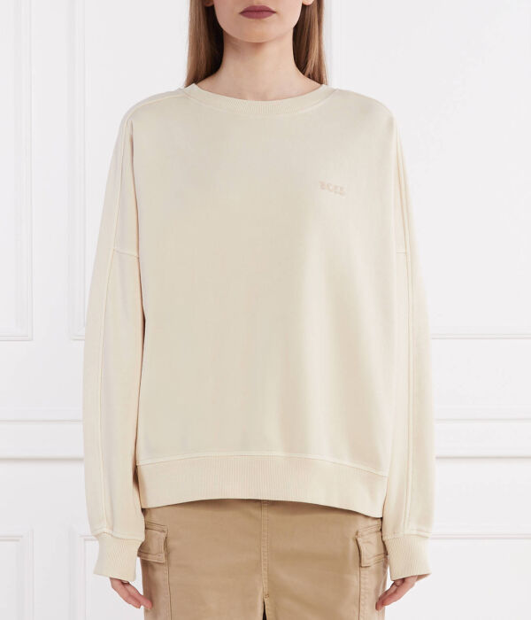 Свитшот женский Boss Orange свободного кроя, бежевый
Свитшот женский Boss Orange свободного кроя, бежевый