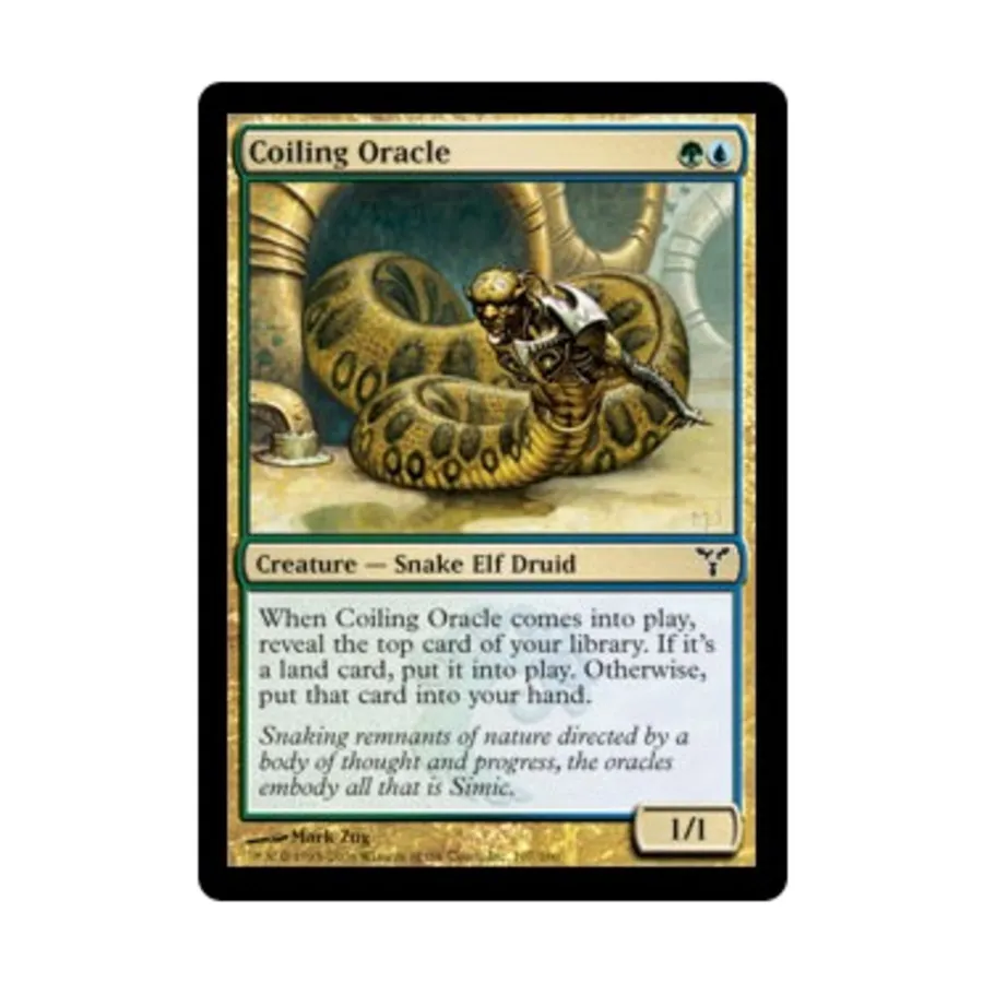 CCG Свертывающийся оракул (С), MTG - Dissension
CCG Свертывающийся оракул (С), MTG - Dissension