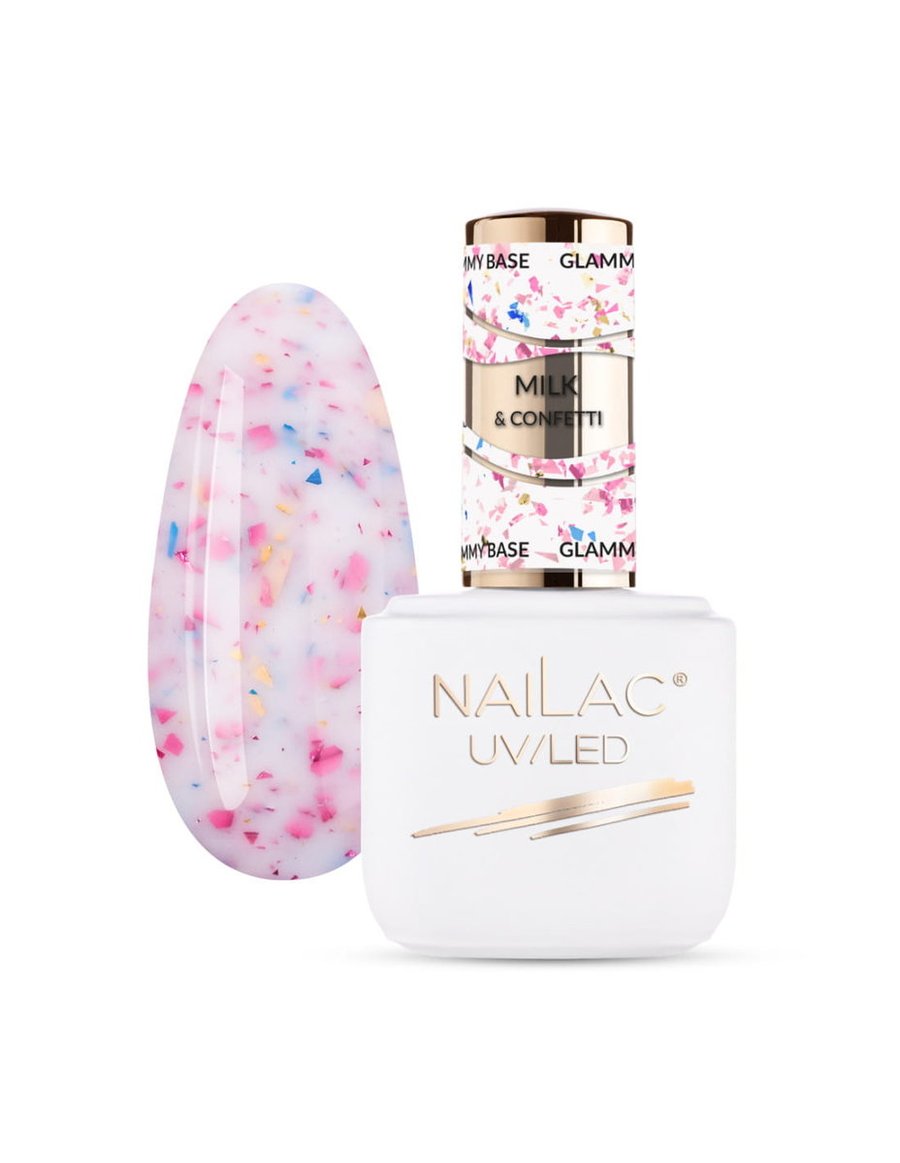 Glammy Base Milk&Confetti NaiLac 7 мл каучуковая основа
Glammy Base Milk&Confetti NaiLac 7 мл каучуковая основа