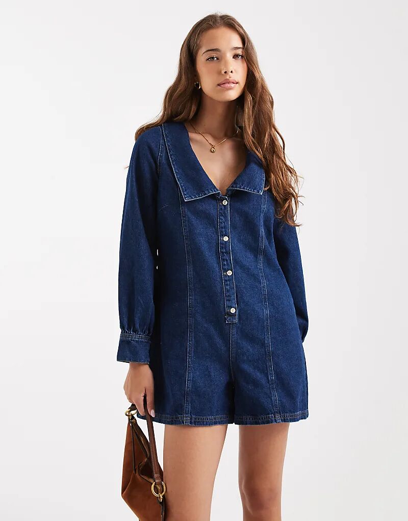 Длинный матросский комбинезон Miss Selfridge в состоянии средней стирки
Длинный матросский комбинезон Miss Selfridge в состоянии средней стирки