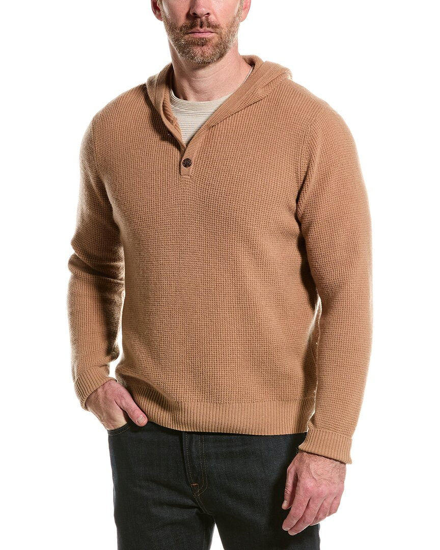 NAADAM Толстовка с капюшоном из смеси шерсти и кашемира с вафельным узором, коричневый
NAADAM Толстовка с капюшоном из смеси шерсти и кашемира с вафельным узором, коричневый