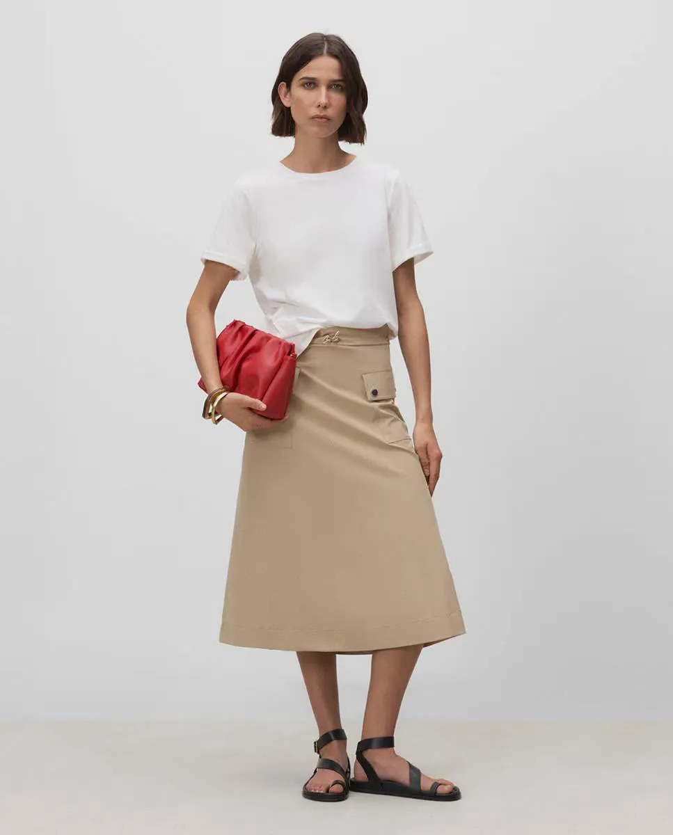 Техническая юбка с карманами Simorra, бежевый
Техническая юбка с карманами Simorra, бежевый