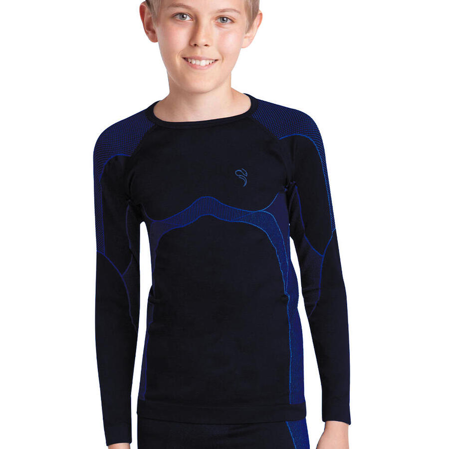 BLACK SNAKE Бесшовная термомайка для детей | Функциональная майка | Чёрный/синий
BLACK SNAKE Бесшовная термомайка для детей | Функциональная майка | Чёрный/синий