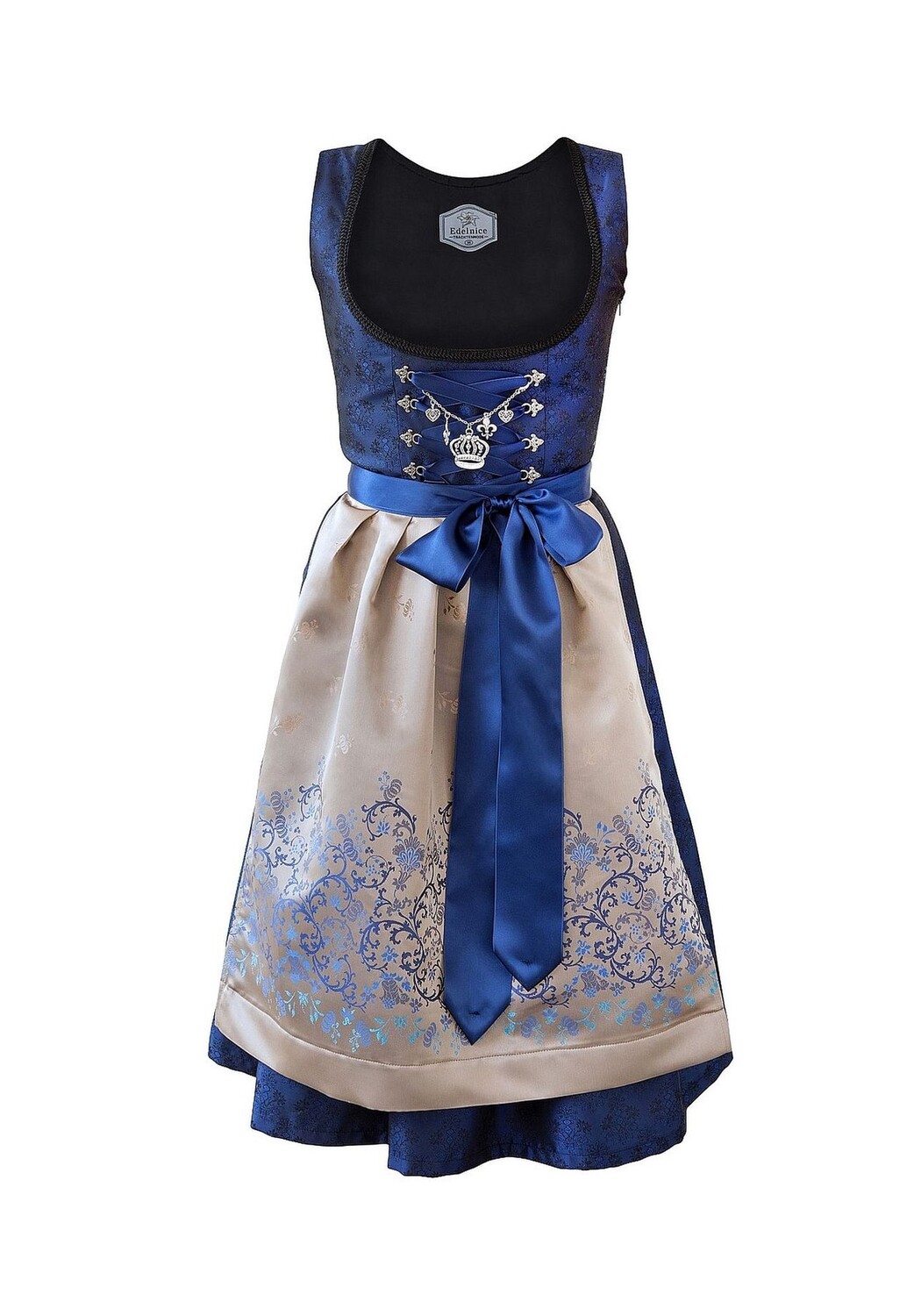 Миди-дирндли из 2 частей королевского синего цвета EDELNICE, цвет Blau Gold
Миди-дирндли из 2 частей королевского синего цвета EDELNICE, цвет Blau Gold