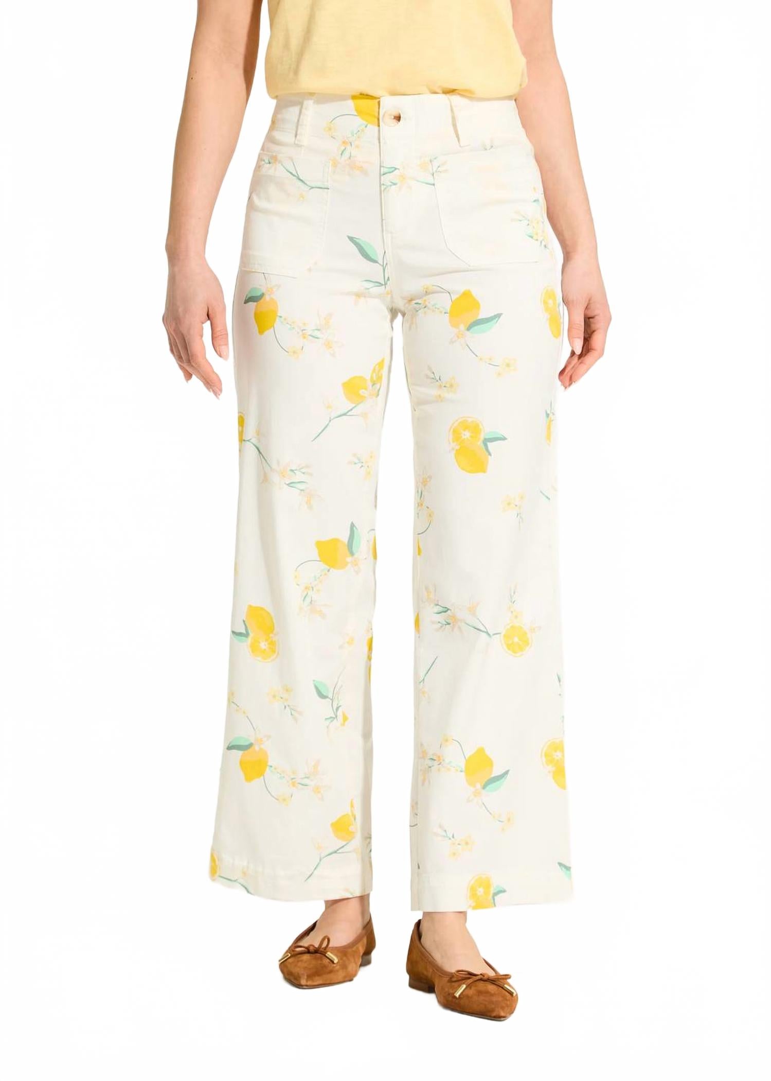 Широкие джинсовые брюки Olivia с принтом лимона FDJ, Lemon Print
Широкие джинсовые брюки Olivia с принтом лимона FDJ, Lemon Print