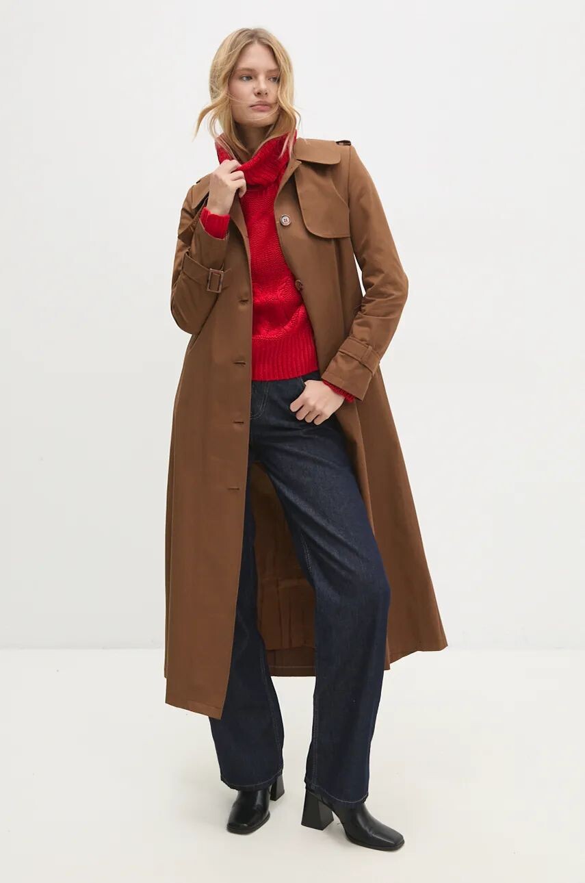 Тренч Answear Lab, коричневый
Тренч Answear Lab, коричневый