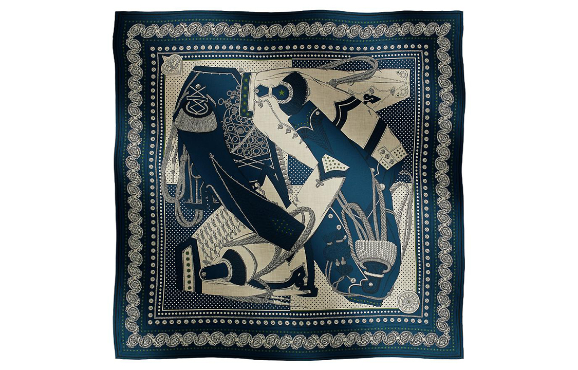 HERMES Шаль женская синяя, Blue
HERMES Шаль женская синяя, Blue