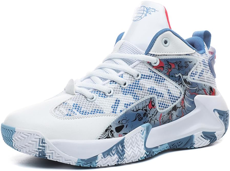 Мужские кроссовки Rongduyan для баскетбола, соревнований, ходьбы и спорта, белый/синий
Мужские кроссовки Rongduyan для баскетбола, соревнований, ходьбы и спорта, белый/синий