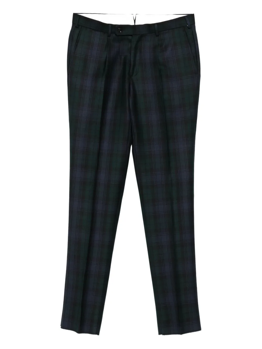 Плиссированные брюки в клетку Gabriele Pasini, синий 
Плиссированные брюки в клетку Gabriele Pasini, синий