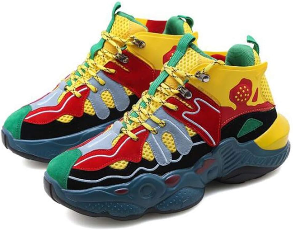 Мужские баскетбольные кроссовки с высокой шнуровкой для прогулок и тренировок, весенние повседневные спортивные ботинки с противоскользящей подошвой, желтые, размер 42/EU, UK 8, US 8.5 GrVpM, желтый
Мужские баскетбольные кроссовки с высокой шнуровкой для прогулок и тренировок, весенние повседневные спортивные ботинки с противоскользящей подошвой, желтые, размер 42/EU, UK 8, US 8.5 GrVpM, желтый