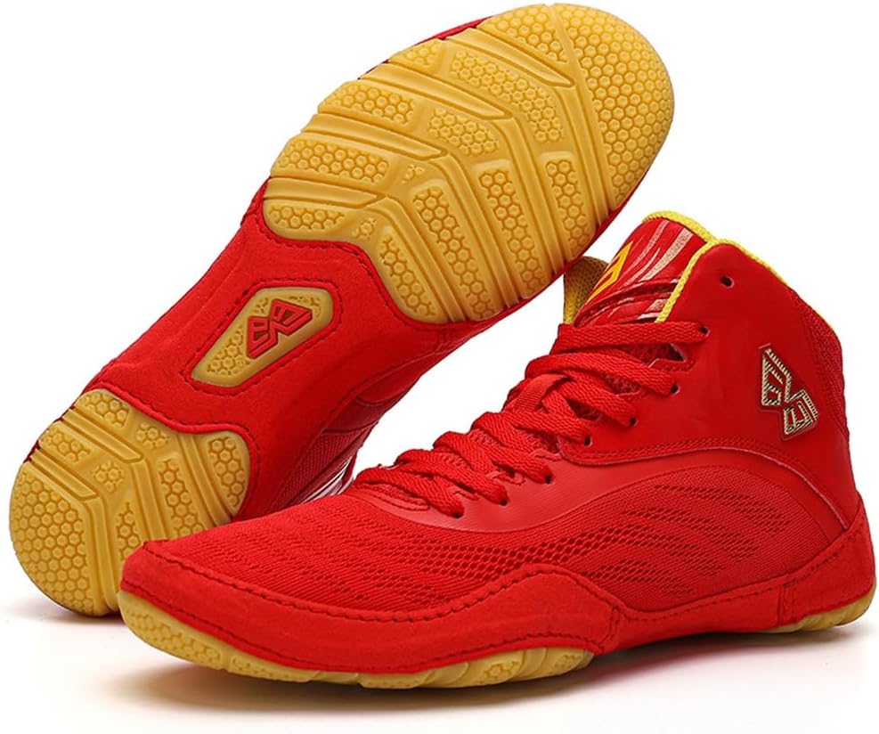 Мужские и женские боксерские кроссовки, высокие борцовские сапоги для боевых единоборств, с противоскользящей резиновой подошвой для пауэрлифтинга, бодибилдинга и тяжелой атлетики Hiuzylqx, красный
Мужские и женские боксерские кроссовки, высокие борцовские сапоги для боевых единоборств, с противоскользящей резиновой подошвой для пауэрлифтинга, бодибилдинга и тяжелой атлетики Hiuzylqx, красный