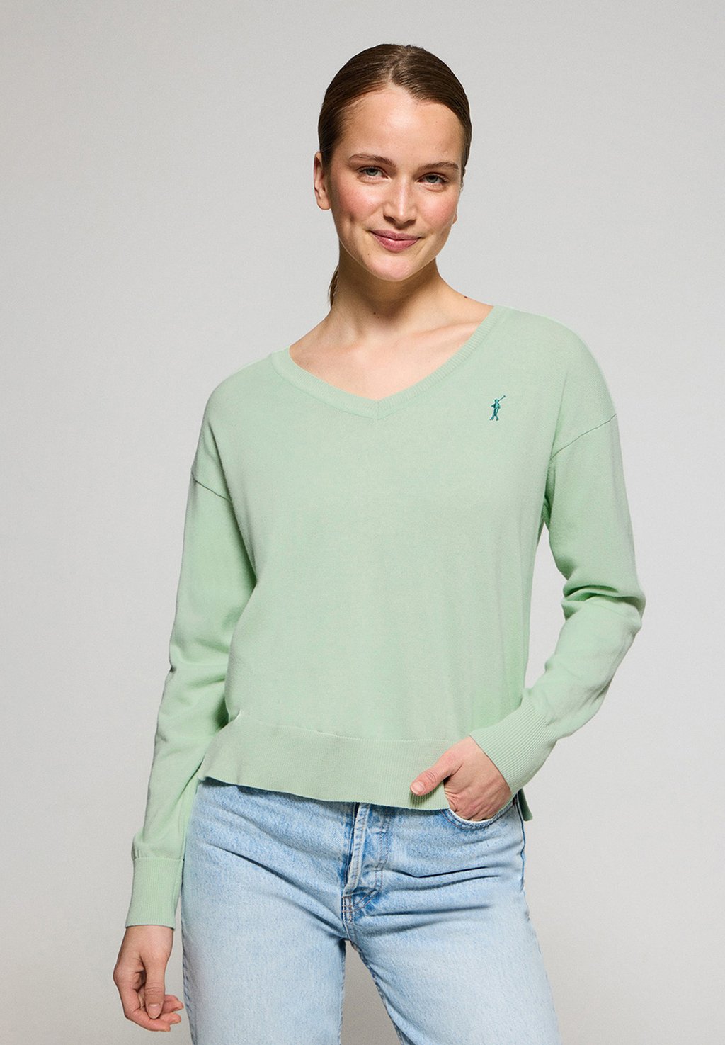 Свитер V NECK GG RIGBY Polo Club, зеленый 
Свитер V NECK GG RIGBY Polo Club, зеленый