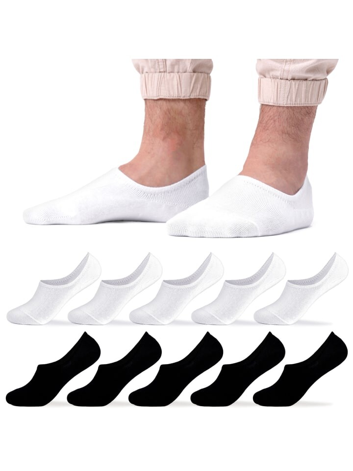 Носки Occulto 10er Pack Füsslinge Strolch, цвет schwarz-weiß
Носки Occulto 10er Pack Füsslinge Strolch, цвет schwarz-weiß