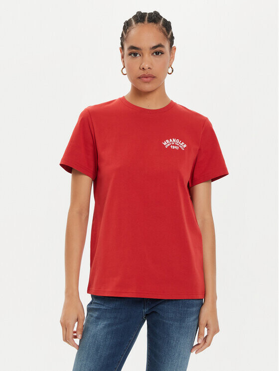 Футболка стандартного кроя Wrangler, красный
Футболка стандартного кроя Wrangler, красный
