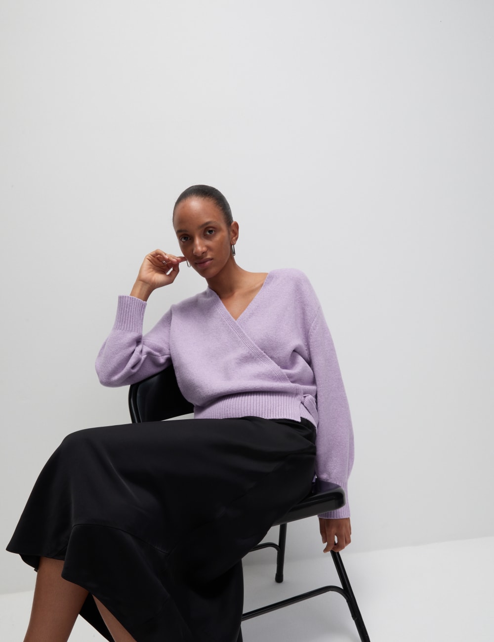 Кардиган свободного кроя с V-образным вырезом Marks & Spencer, цвет Dusted lilac
Кардиган свободного кроя с V-образным вырезом Marks & Spencer, цвет Dusted lilac
