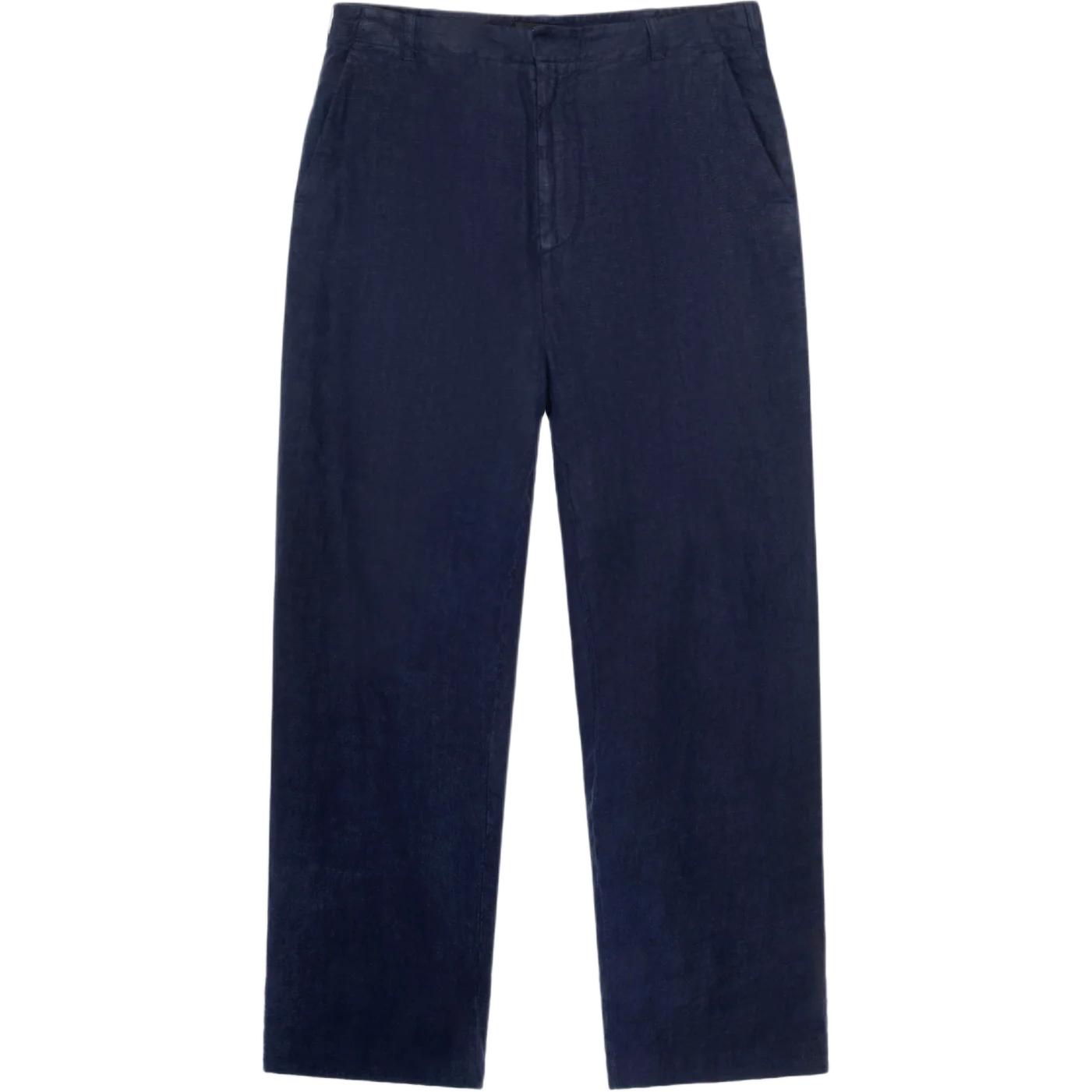 Расслабленные брюки из текстурированного льна Stussy, синий
Расслабленные брюки из текстурированного льна Stussy, синий