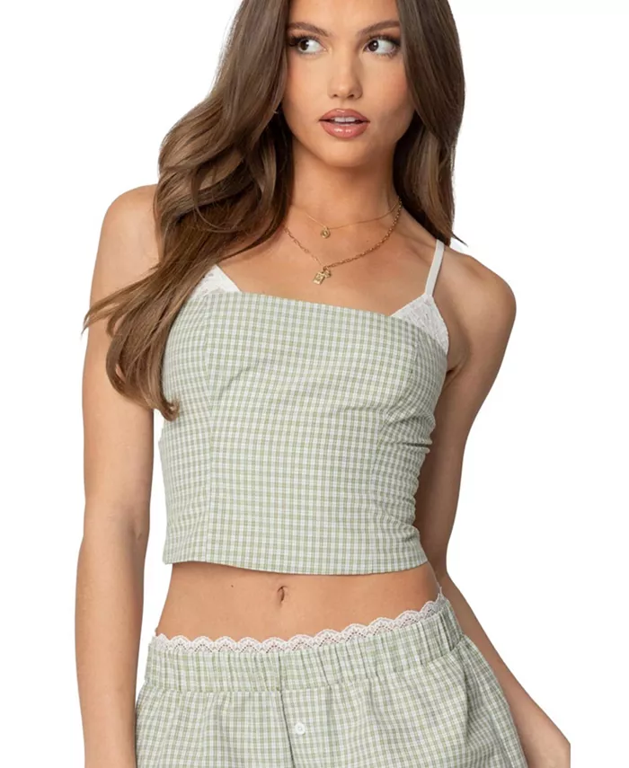 Женский многослойный клетчатый корсет Lenorah Edikted, зеленый
Женский многослойный клетчатый корсет Lenorah Edikted, зеленый