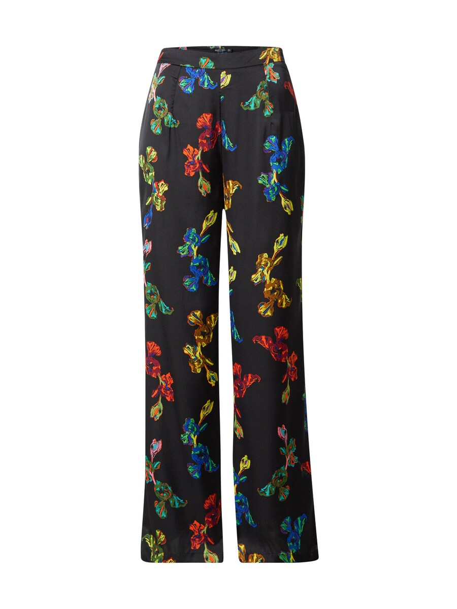 Широкие брюки со складкой спереди Nasty Gal, черный
Широкие брюки со складкой спереди Nasty Gal, черный