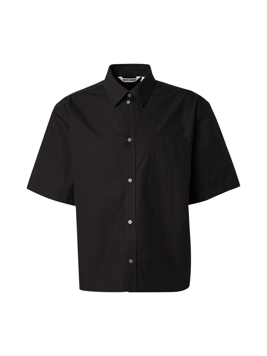 Рубашка на пуговицах Comfort fit WEEKDAY, Black
Рубашка на пуговицах Comfort fit WEEKDAY, Black
