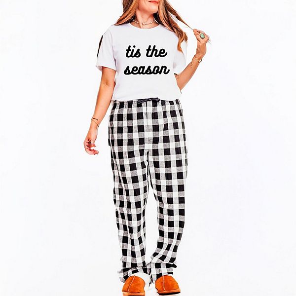 Пижамный комплект Tis the season bold cursive plaid Simply Sage Market
Пижамный комплект Tis the season bold cursive plaid Simply Sage Market
