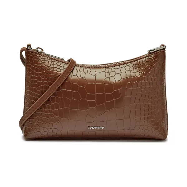 Сумка через плечо Calvin Klein, коричневый 
Сумка через плечо Calvin Klein, коричневый