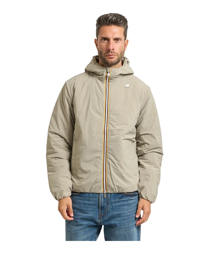 Зеленая стеганая куртка с капюшоном K-Way, зеленый
Зеленая стеганая куртка с капюшоном K-Way, зеленый