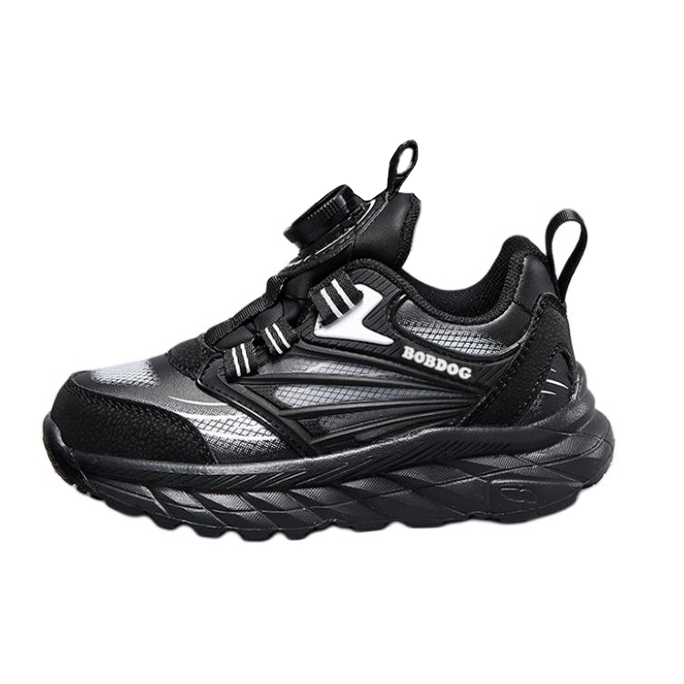 Нескользящие водонепроницаемые низкие детские кроссовки для повседневной носки BOBDOG, черный 
Нескользящие водонепроницаемые низкие детские кроссовки для повседневной носки BOBDOG, черный