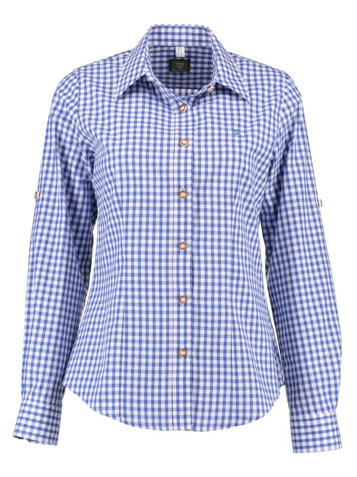 Блузка Qorru средне-синего цвета OS-Trachten
Блузка Qorru средне-синего цвета OS-Trachten