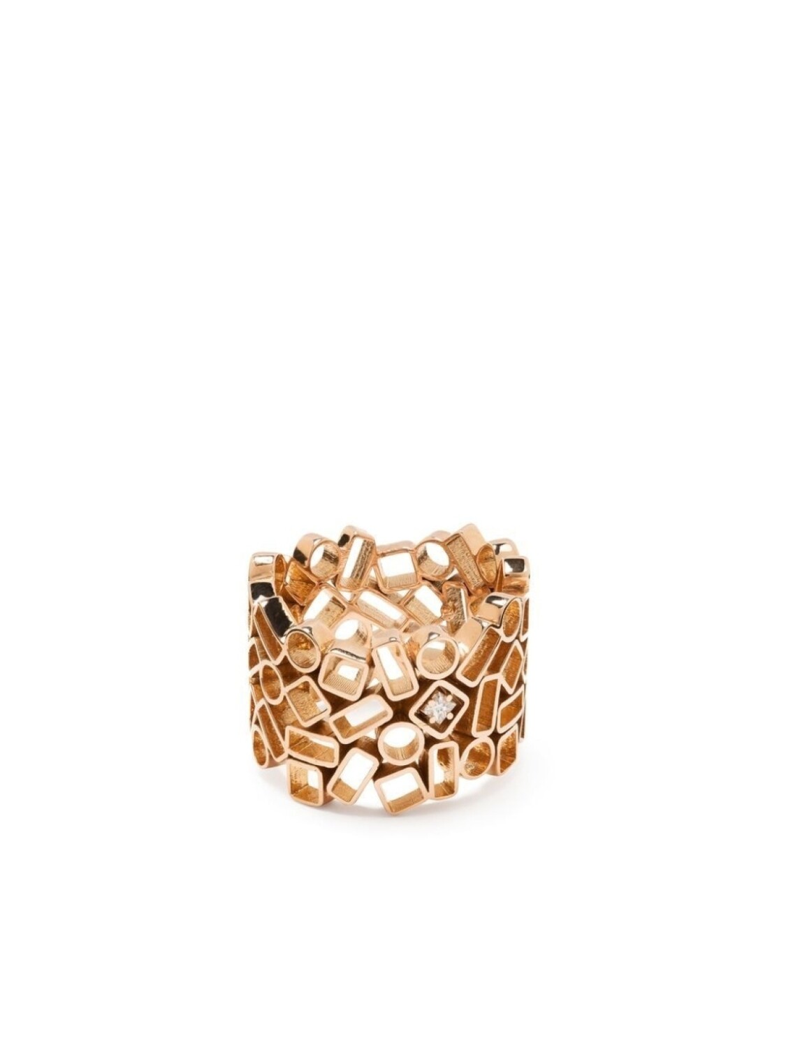 Кольцо из розового золота с бриллиантом Suzanne Kalan, розовый
Кольцо из розового золота с бриллиантом Suzanne Kalan, розовый