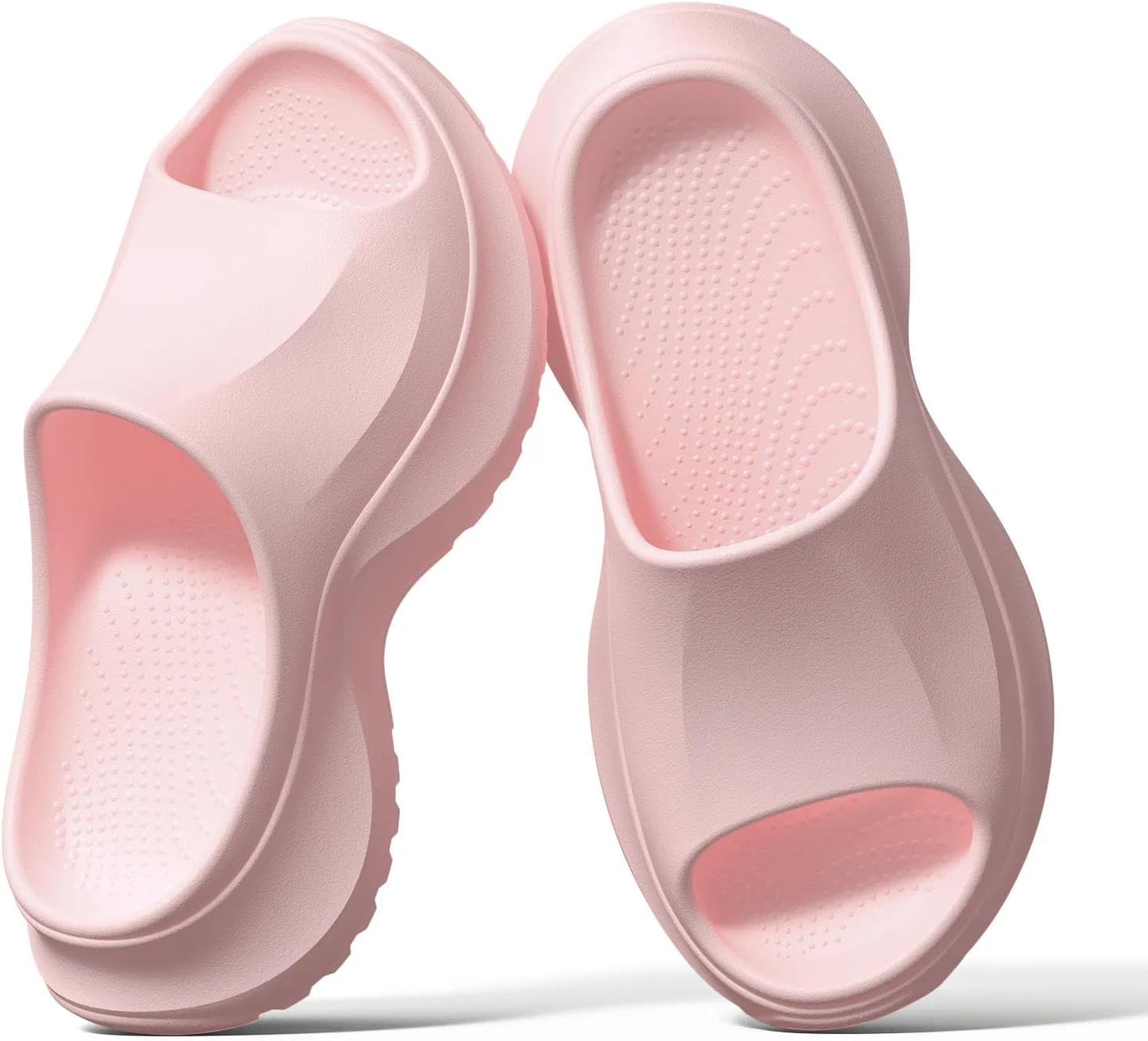 Шлепанцы YASSIA Cloud Slides для женщин и мужчин - домашние тапочки с толстой амортизирующей подошвой, нескользящие садовые тапочки с открытым носком, сандалии для душа и бассейна для дома и улицы, розовый
Шлепанцы YASSIA Cloud Slides для женщин и мужчин - домашние тапочки с толстой амортизирующей подошвой, нескользящие садовые тапочки с открытым носком, сандалии для душа и бассейна для дома и улицы, розовый