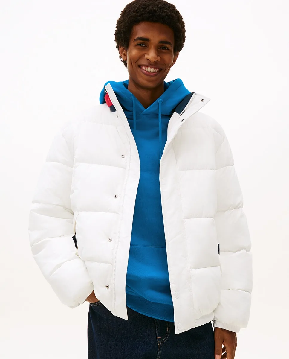 Мужская стеганая куртка-бомбер Tommy Jeans, белый
Мужская стеганая куртка-бомбер Tommy Jeans, белый