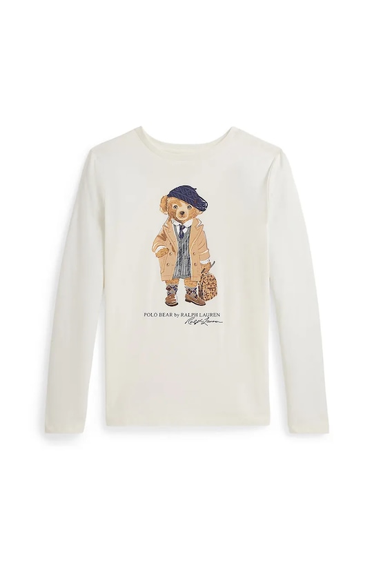 Хлопковый лонгслив Polo Ralph Lauren, белый
Хлопковый лонгслив Polo Ralph Lauren, белый