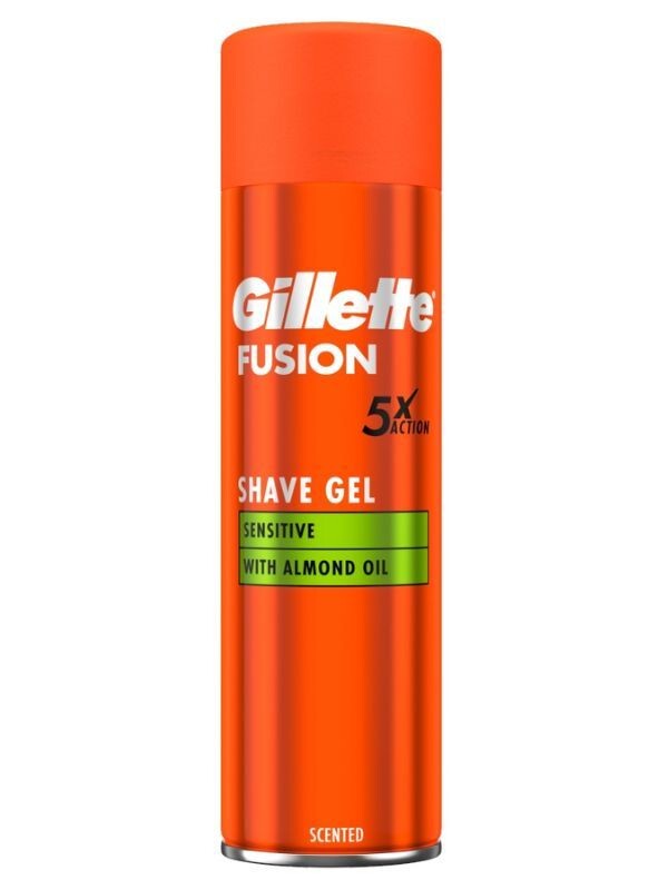 Gillette Fusion Sensitive гель для бритья, 200 ml 
Gillette Fusion Sensitive гель для бритья, 200 ml