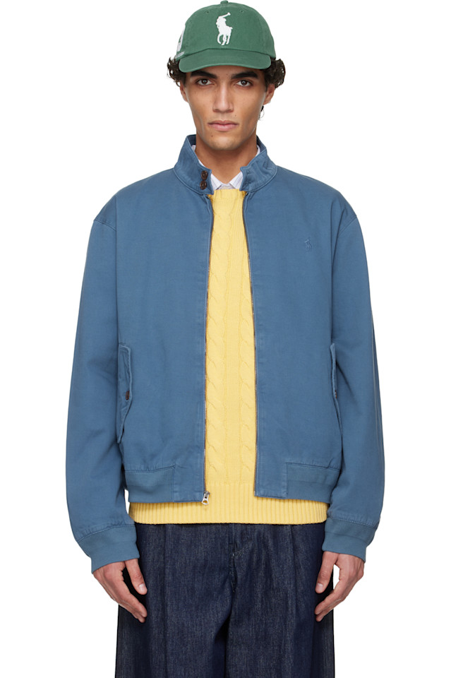 Polo Ralph Lauren Синяя куртка из ткани "бедфорд-твил"
Polo Ralph Lauren Синяя куртка из ткани "бедфорд-твил"