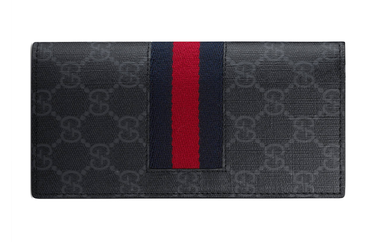 ГУЧЧИ Мужской бумажник из брезентовой тесьмы с кожаными вставками черно-серого цвета
ГУЧЧИ Мужской бумажник из брезентовой тесьмы с кожаными вставками черно-серого цвета
