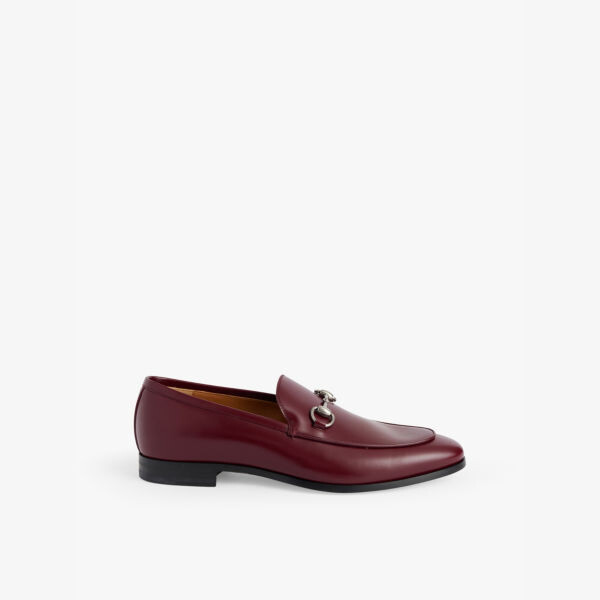 Кожаные мокасины Horsebit Gucci, красный 
Кожаные мокасины Horsebit Gucci, красный