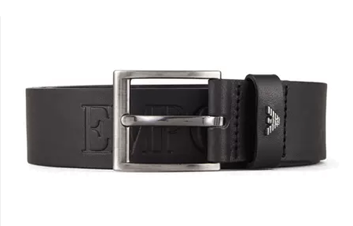 Кожаный ремень EMPORIO ARMANI, черный
Кожаный ремень EMPORIO ARMANI, черный