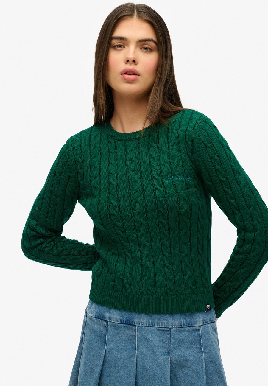 Джемпер Superdry & Co ESSENTIALS CABLE, Sharp Green/Green
Джемпер Superdry & Co ESSENTIALS CABLE, Sharp Green/Green