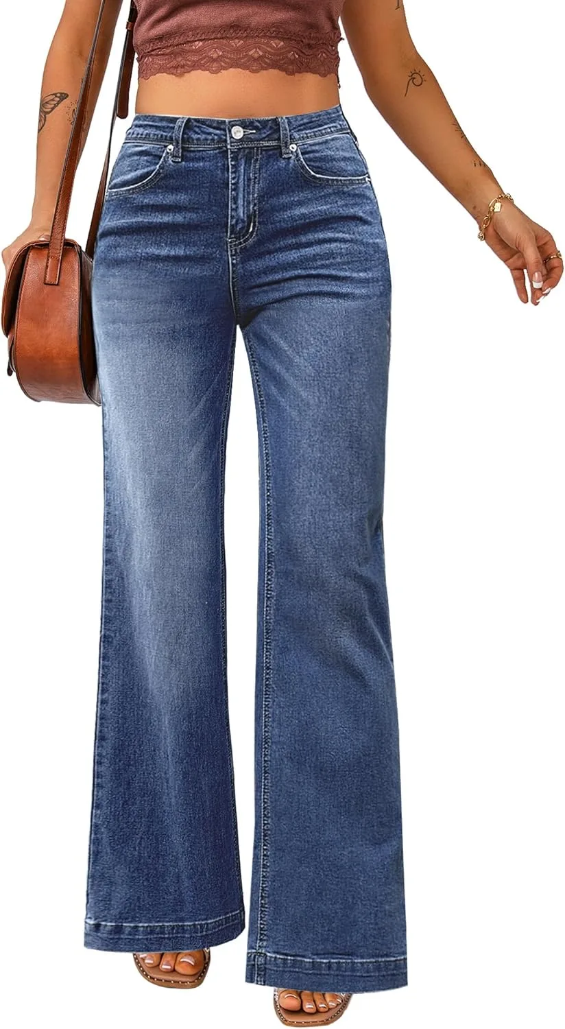 Luvamia широкие джинсы для женщин с высокой посадкой
Luvamia широкие джинсы для женщин с высокой посадкой