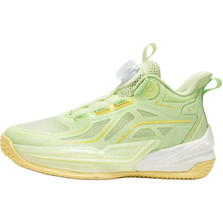 Противоскользящие износостойкие баскетбольные кроссовки средней высоты для детей и подростков 361°KIDS, зеленый/аквамарин/желтый 
Противоскользящие износостойкие баскетбольные кроссовки средней высоты для детей и подростков 361°KIDS, зеленый/аквамарин/желтый