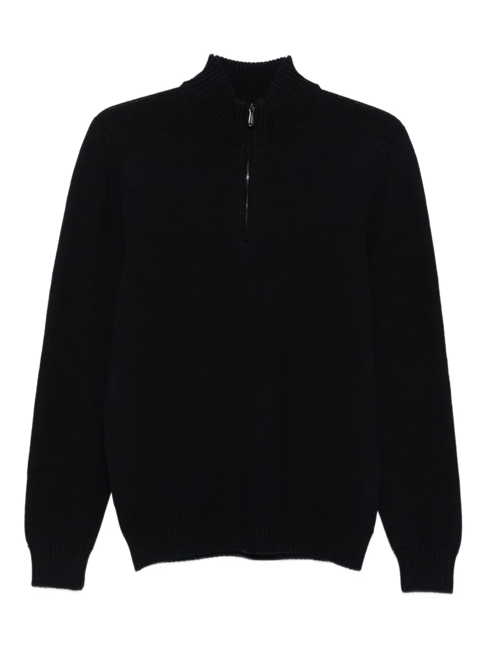 Свитер на молнии с высоким воротником Drumohr, синий
Свитер на молнии с высоким воротником Drumohr, синий