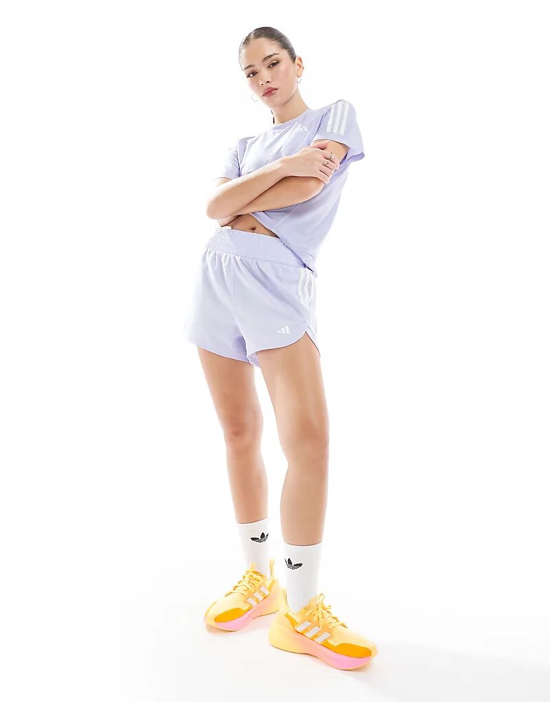 Шорты adidas Training с высокой талией и амортизацией сиреневого цвета adidas performance
Шорты adidas Training с высокой талией и амортизацией сиреневого цвета adidas performance