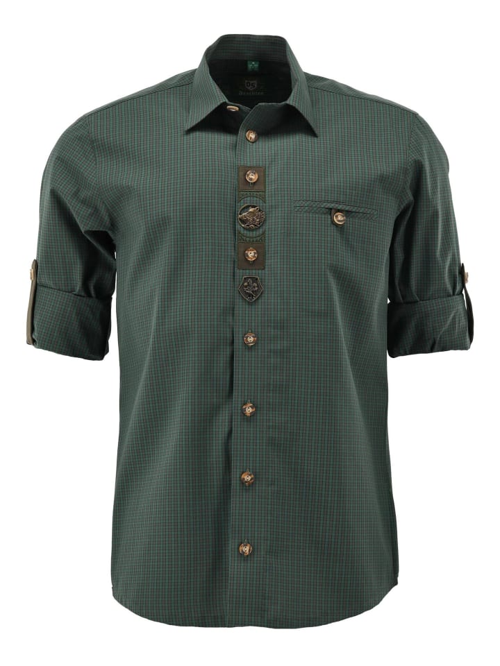 Рубашка OS-Trachten, оливковый
Рубашка OS-Trachten, оливковый