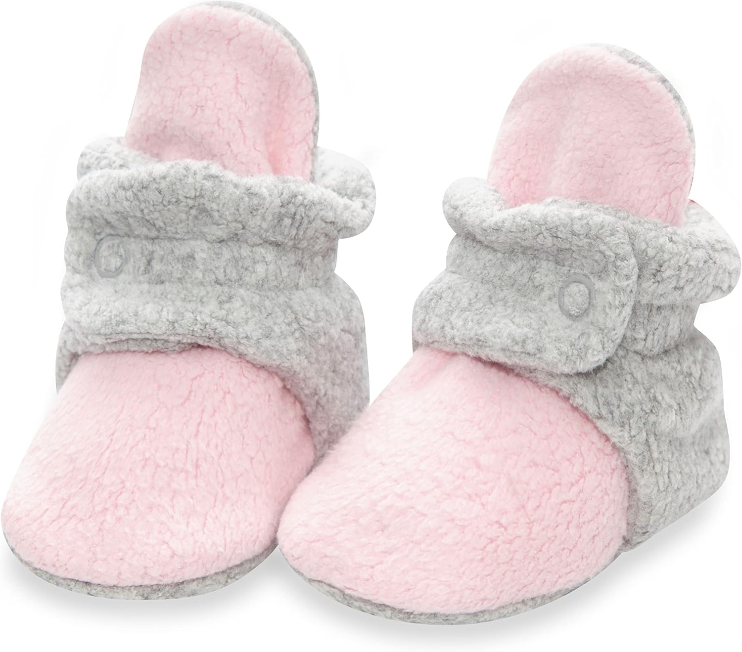 Унисекс флисовые пинетки для малышей Zutano, с двумя кнопками, от новорожденного до 24 месяцев, Baby Pink/Heather Gray
Унисекс флисовые пинетки для малышей Zutano, с двумя кнопками, от новорожденного до 24 месяцев, Baby Pink/Heather Gray