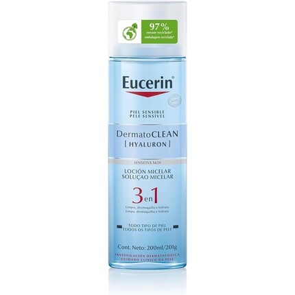 Dermatoclean мицеллярный лосьон 200мл, Eucerin
Dermatoclean мицеллярный лосьон 200мл, Eucerin