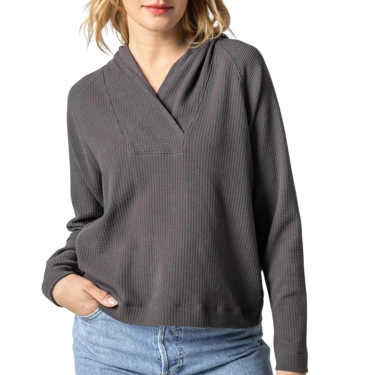 Шерстяной худи с воротником-шалью в цвете Earth Lilla P, Earth 
Шерстяной худи с воротником-шалью в цвете Earth Lilla P, Earth