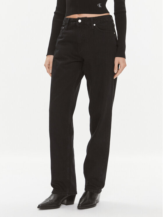 Джинсы прямого кроя Calvin Klein, черный
Джинсы прямого кроя Calvin Klein, черный