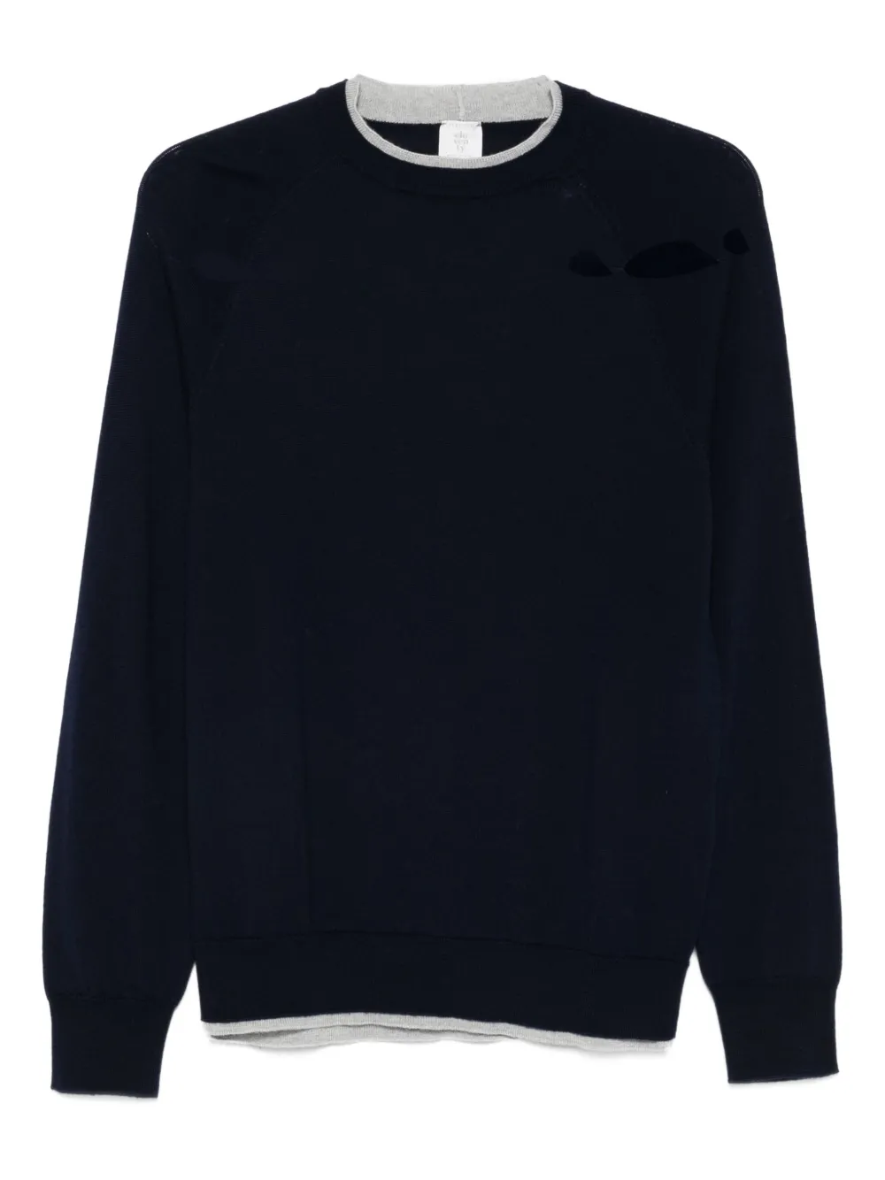 Шерстяной свитер с рукавами реглан Eleventy, синий
Шерстяной свитер с рукавами реглан Eleventy, синий