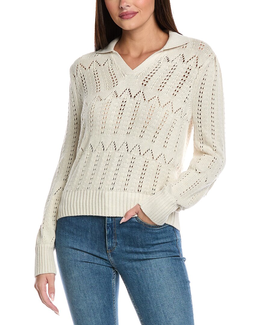 Поло свитер ажурной вязки &Isla, бежевый
Поло свитер ажурной вязки &Isla, бежевый