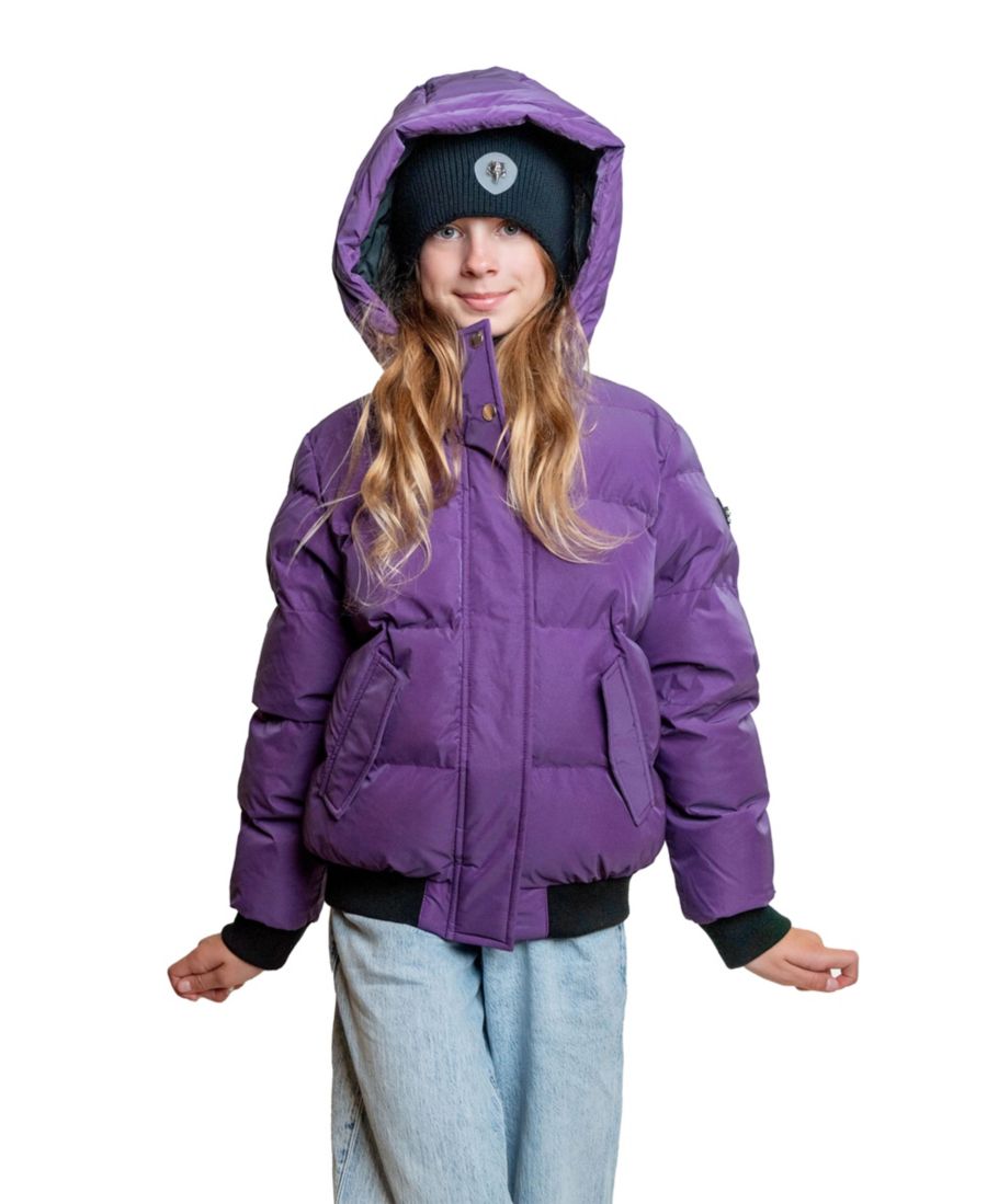 Детская зимняя куртка-бомбер унисекс с изображением синицы Woodpecker, Purple diamond
Детская зимняя куртка-бомбер унисекс с изображением синицы Woodpecker, Purple diamond